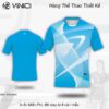 Áo Cầu Lông Thiết Kế Nam VINICI Mã VNC0820 - Xanh Dương Năng Động Và Hiện Đại