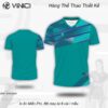 Áo Cầu Lông Thiết Kế VINICI VNC0829-13 - Xanh Ngọc Lam Năng Động