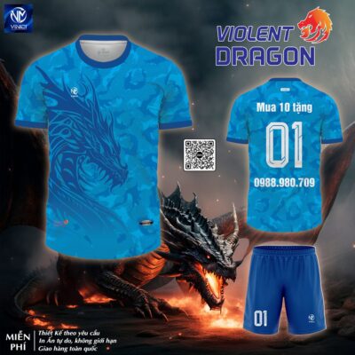 ao-bong-da-khong-logo-thiet-ke-dragon-xanh-bien-dep-moi-la