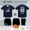 Áo bóng đá VINICI BD08037 – Xanh Navy Thiết Kế Hiện Đại, Cá Tính