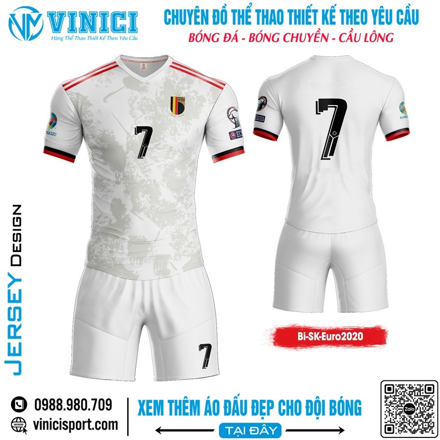 Bộ đồ đá banh trắng thiết kế theo yêu cầu – ViniciSport