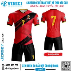 Đồng Phục Bóng Đá Euro 2020 Màu Đỏ – Thiết Kế Thể Thao Năng Động