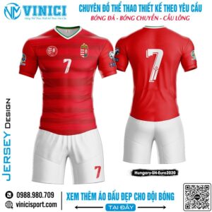 Áo đấu Hungary Euro 2020 - Đỏ tươi thể thao