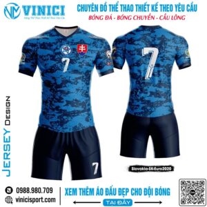 Áo đấu Slovakia SK Euro 2020 - Xanh Dương Năng Động
