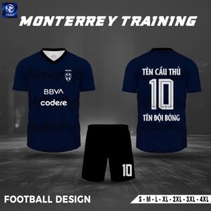 Bộ đồ bóng đá Monterrey Training xanh navy