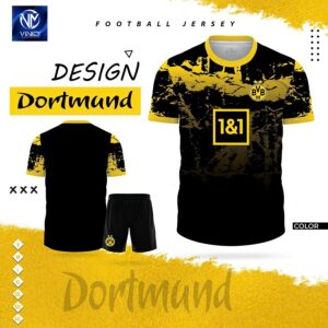 Áo Bóng Đá Dortmund Vàng Đen Graffiti – Năng Động & Cá Tính