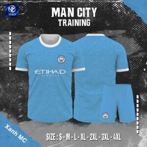 Áo Tập Manchester City Xanh MC Phiên Bản Mới Nhất 2025