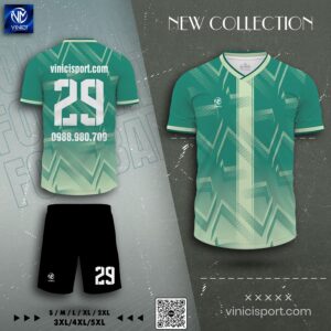 Áo Bóng Đá Vinci Jersey Xanh Ngọc – Nét Đột Phá Màu Sắc Cho Sân Cỏ
