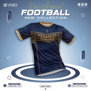 Áo Bóng Đá Màu Xanh Navy Luxury Vinici Sport – Mẫu 2
