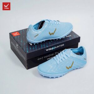 Giày Đá Banh Wika Hunter II – Baby Blue Năng Động, Cá Tính