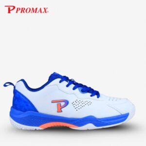 Giày Cầu Lông PROMAX Trắng Xanh – Năng Động, Trẻ Trung Và Cá Tính
