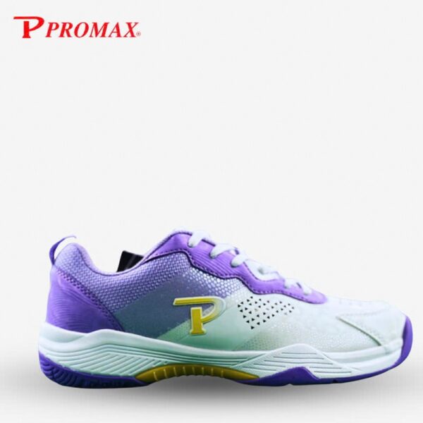 Giày cầu lông Promax 241023 – Trắng Tím Pastel Năng Động