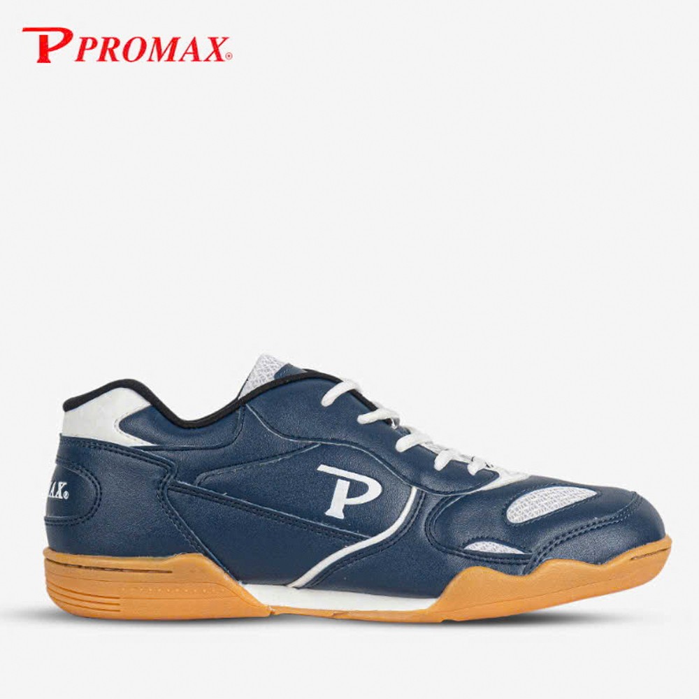 Giày Thể Thao Promax PR-26 màu xanh navy với đế cam đất - chuyên dùng cho cầu lông, bóng chuyền