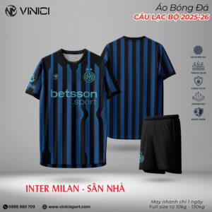 Áo bóng đá Inter Milan sân nhà 2025-2026 | Đen xanh truyền thống