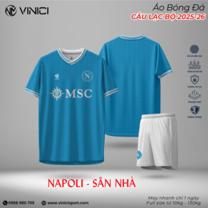 Áo bóng đá Napoli sân nhà 2025-2026 - Xanh da trời truyền thống