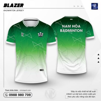Áo Cầu Lông Thiết Kế VINICI Blazer xanh lá