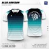 Áo cầu lông thiết kế vinici blue horizon đen xanh ngọc
