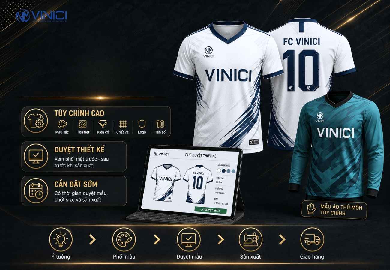 Đặt áo bóng đá theo yêu cầu