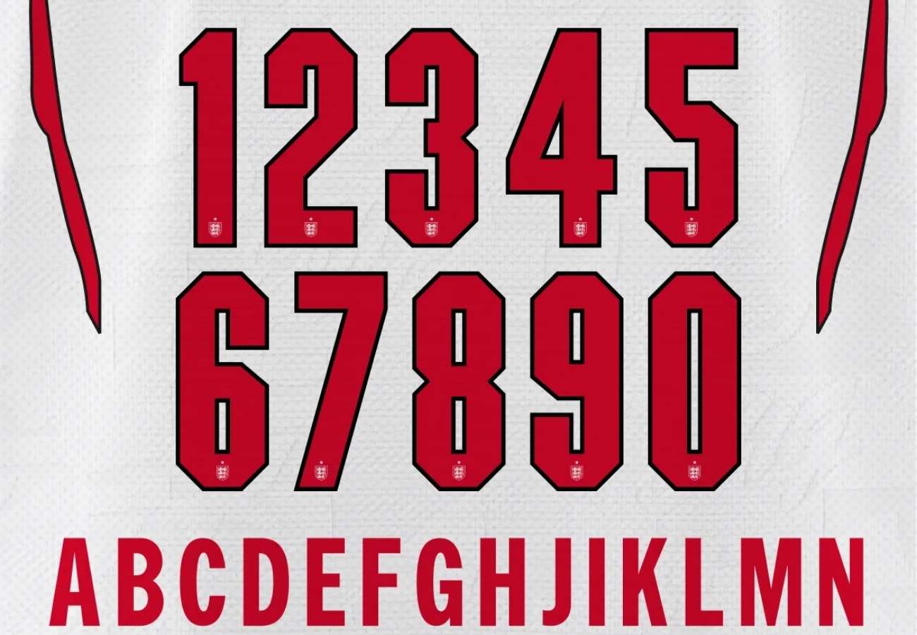 Font England thường đơn giản, sạch và dễ nhìn