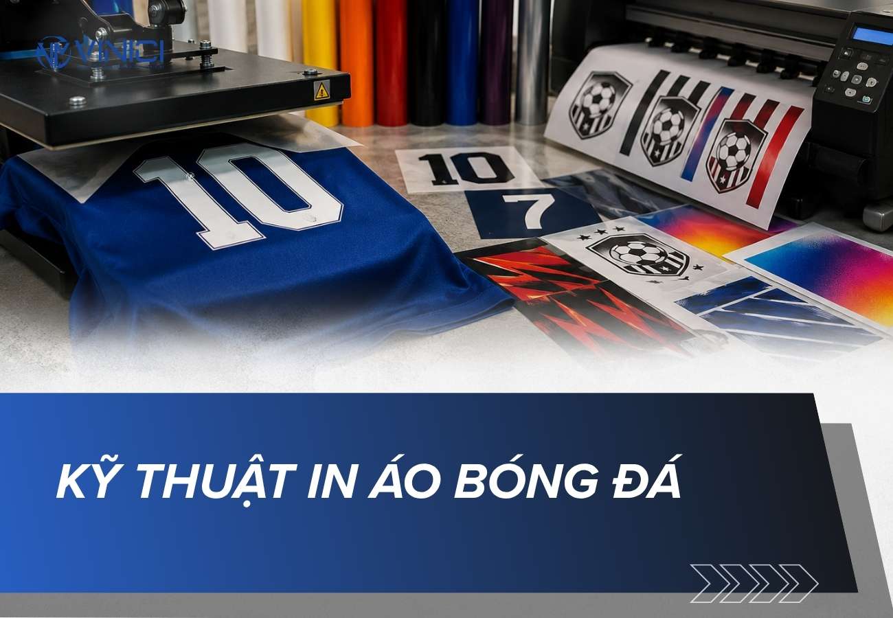 Các kỹ thuật in áo bóng đá chất lượng, bền đẹp khi thi đấu
