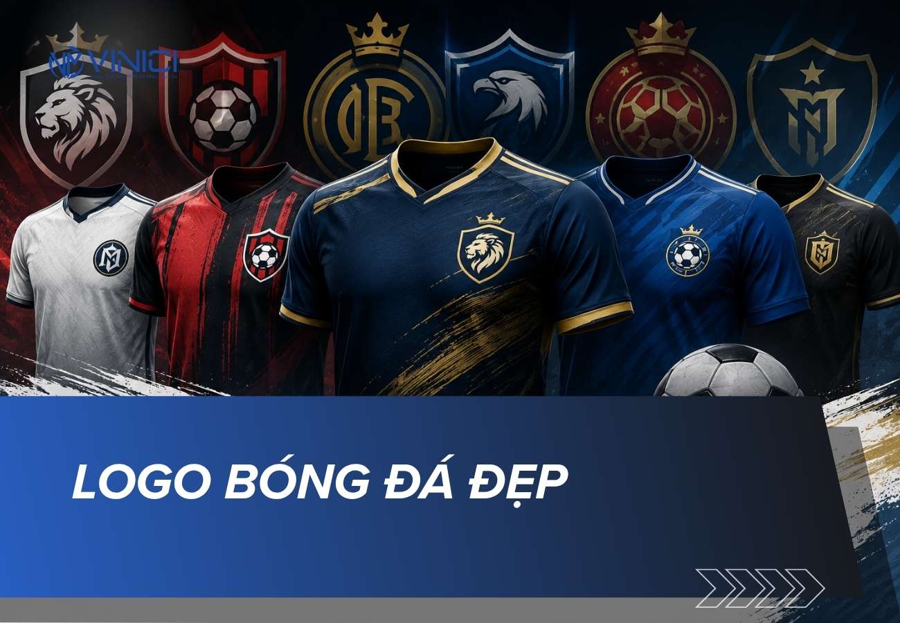 Logo bóng đá đẹp, ý tưởng thiết kế in áo cho đội bóng