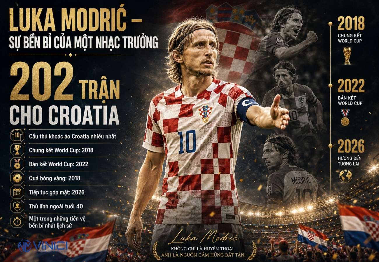 Luka Modrić – sự bền bỉ của một nhạc trưởng