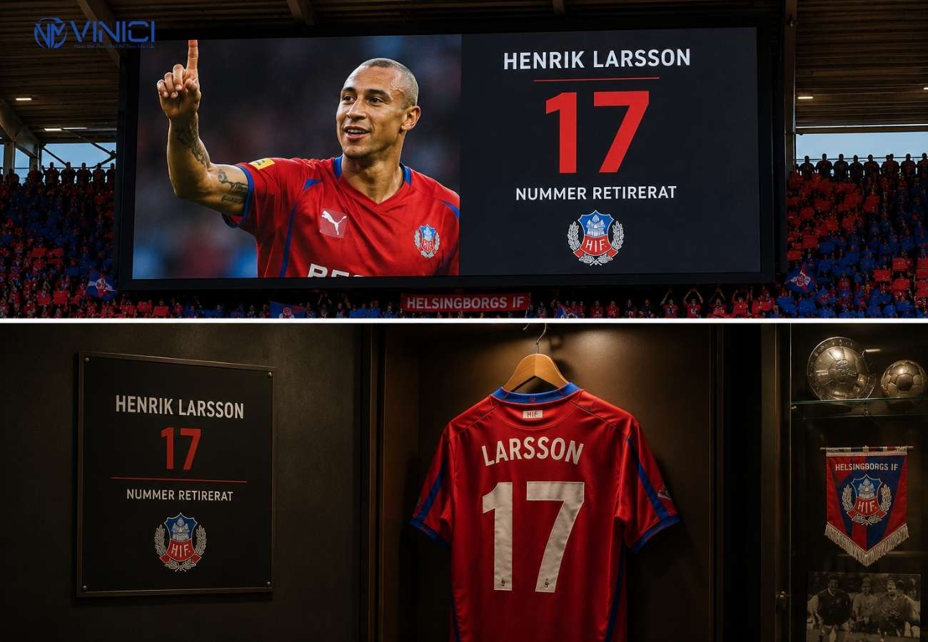 Số 17 của Henrik Larsson tại Helsingborgs
