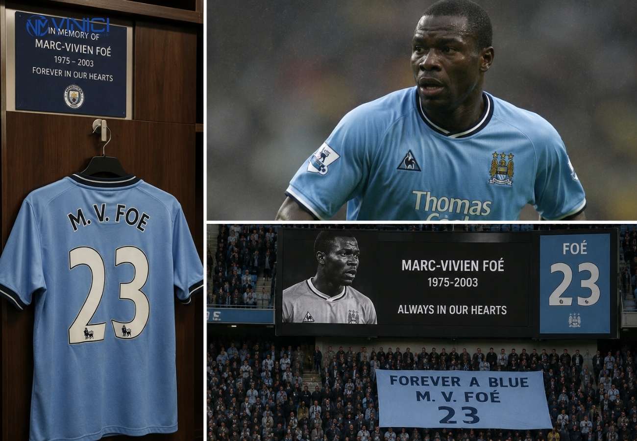 Số 23 của Marc-Vivien Foé tại Manchester City