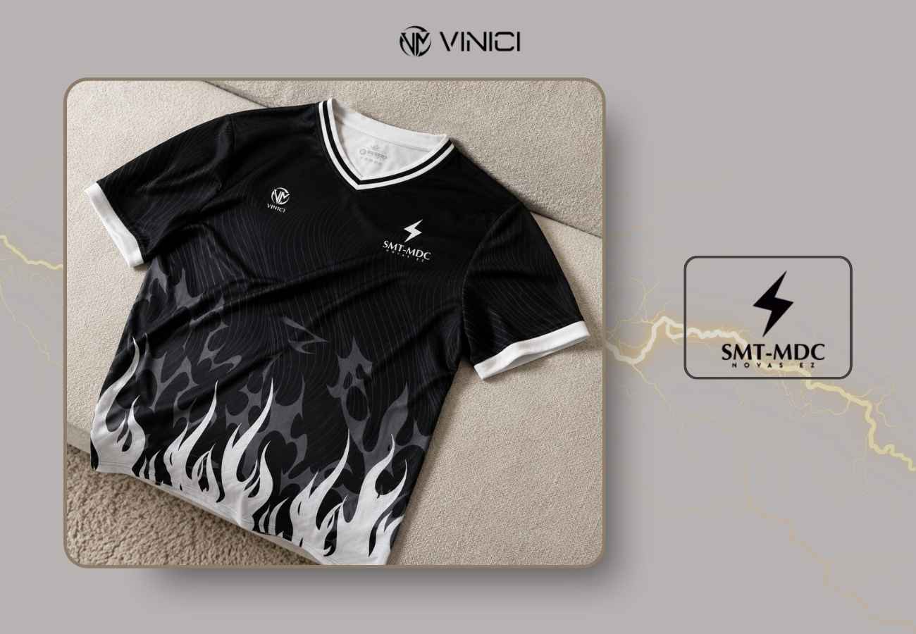 Thành phẩm thực tế áo bóng đá VINICI SMT-MDC