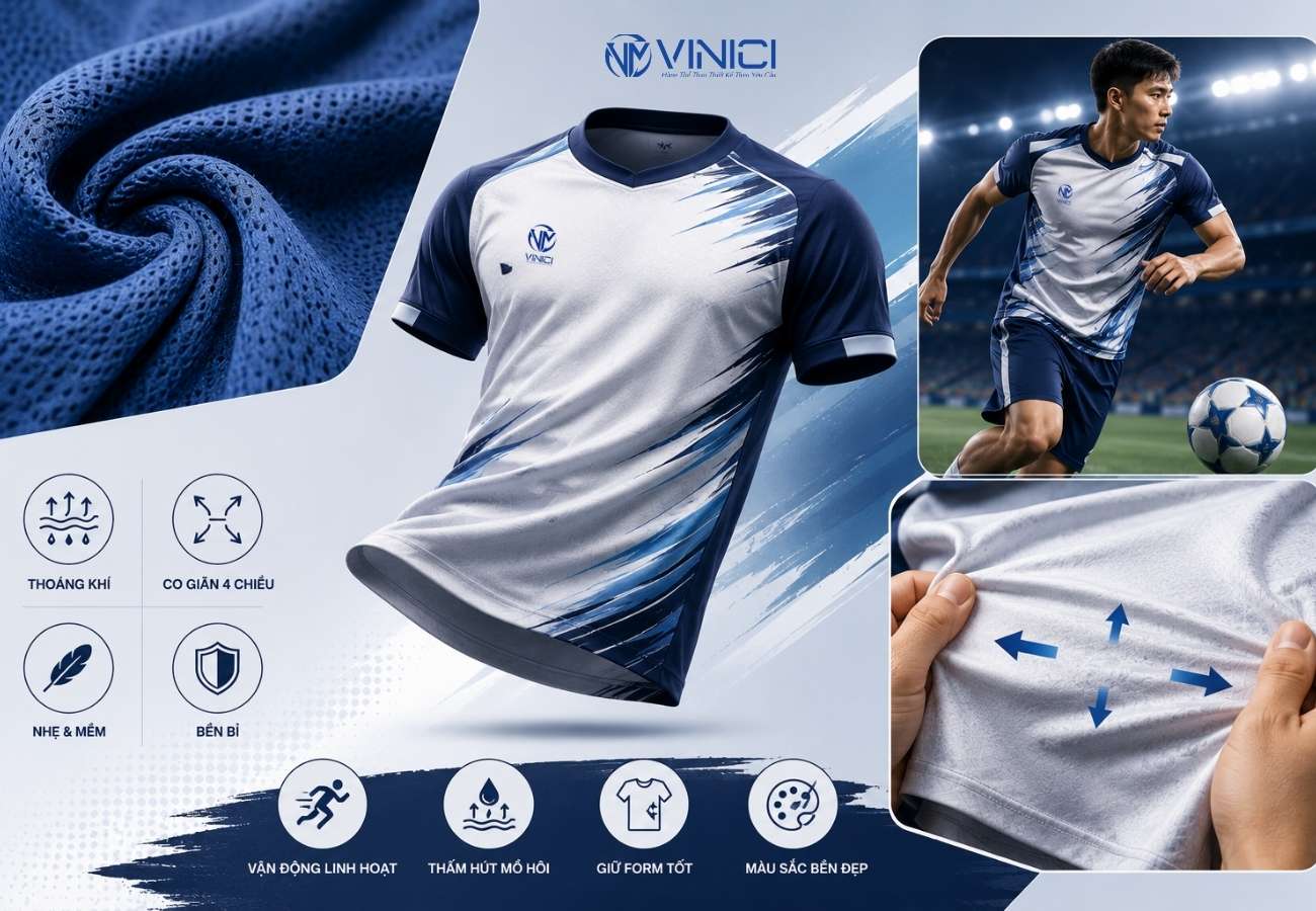 Vải co giãn thể thao cao cấp