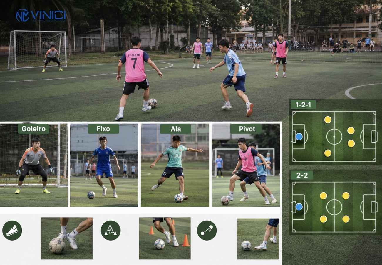 Vị trí và kỹ năng cơ bản cho người mới
