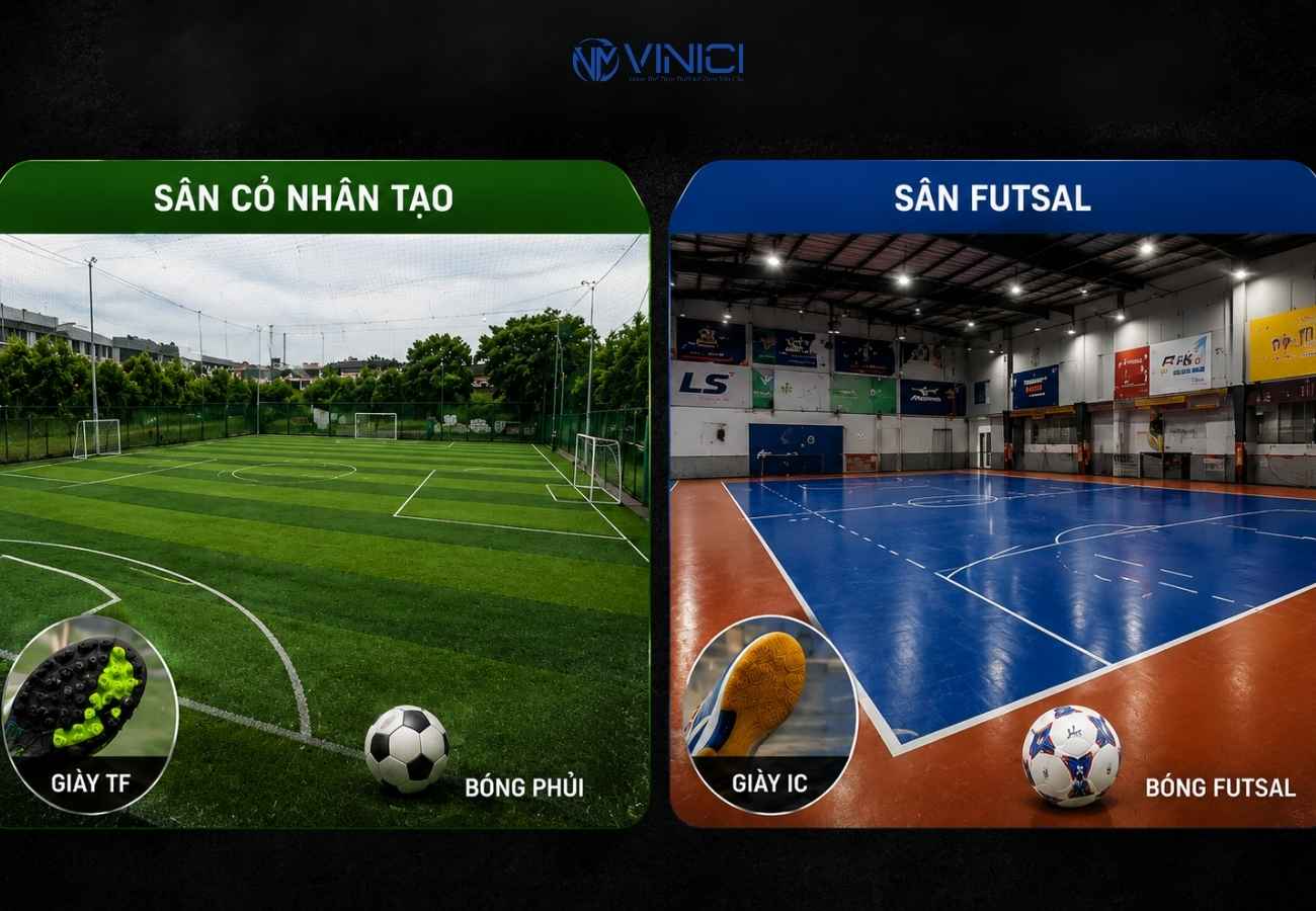 Xác định loại sân và mục tiêu trước khi chuẩn bị