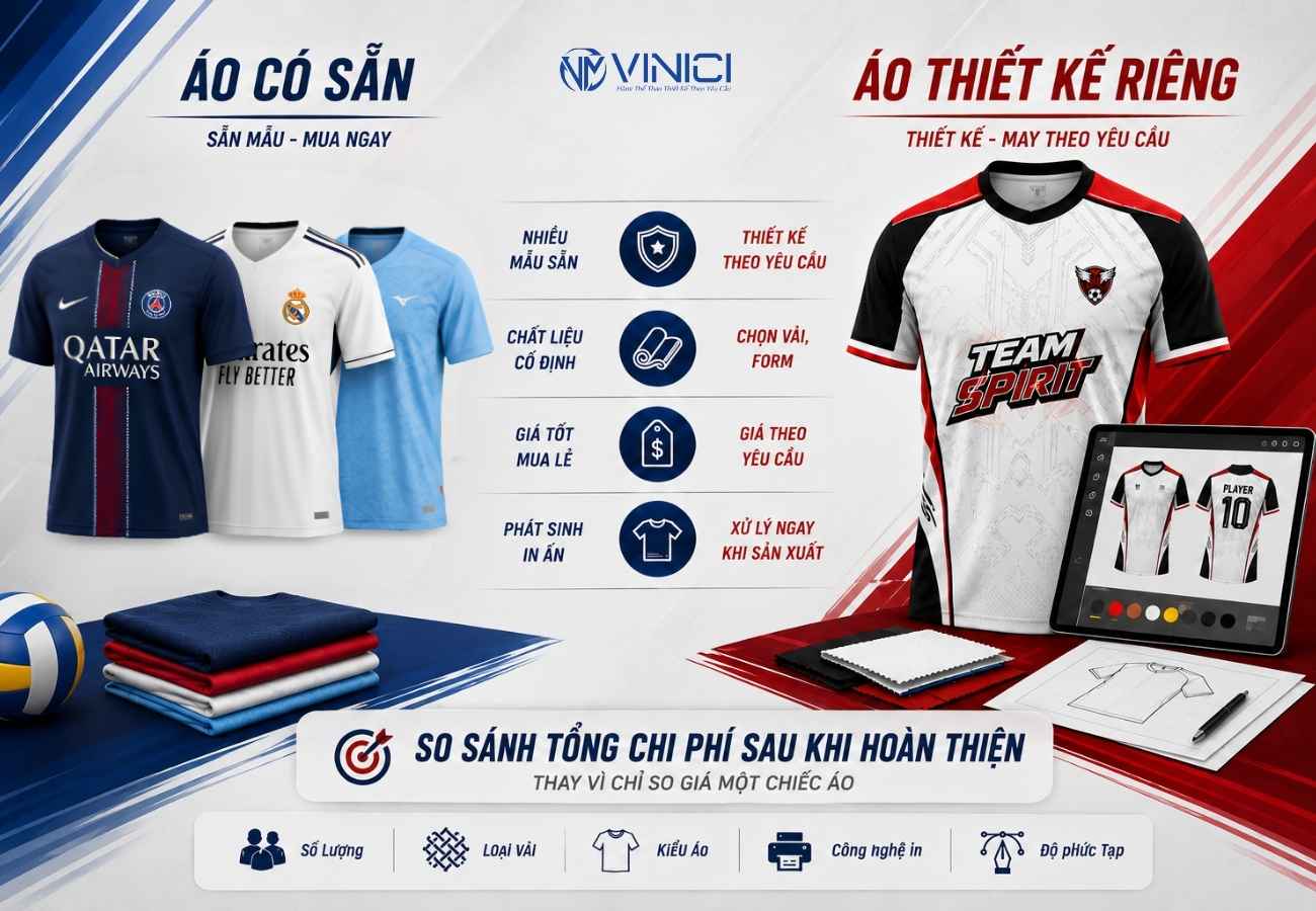 Áo thiết kế có tốt và đắt hơn áo có sẵn không