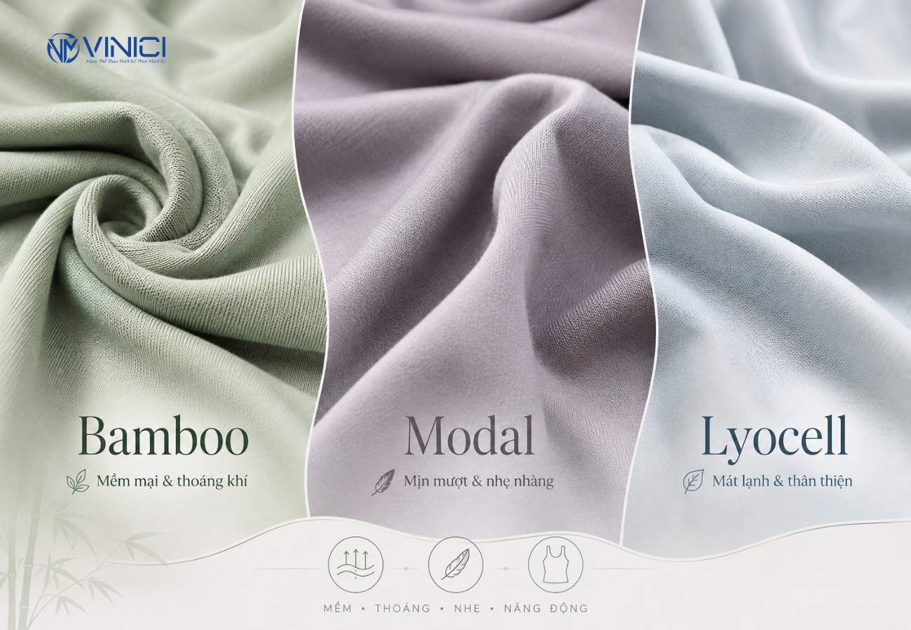 Bamboo, modal và lyocell thuộc nhóm chất liệu có nguồn gốc cellulose