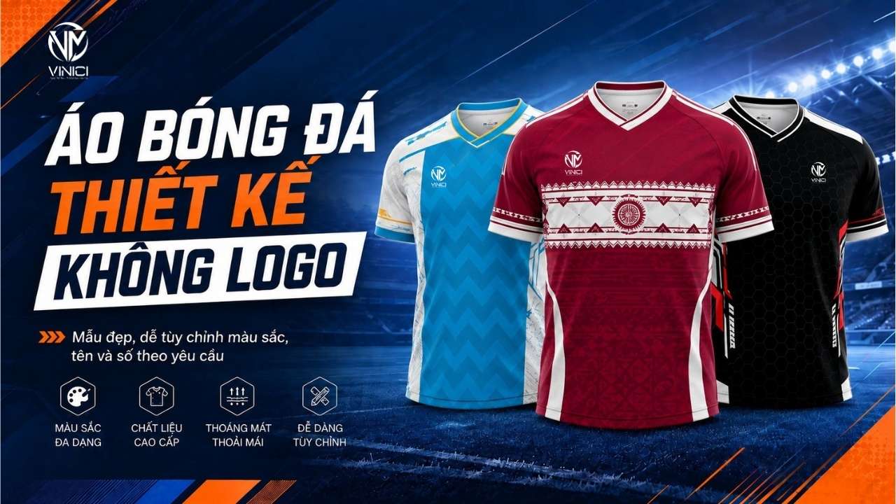 Áo bóng đá không logo
