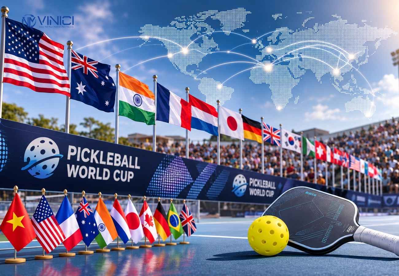 Các quốc gia và VĐV Pickleball World Cup 2026