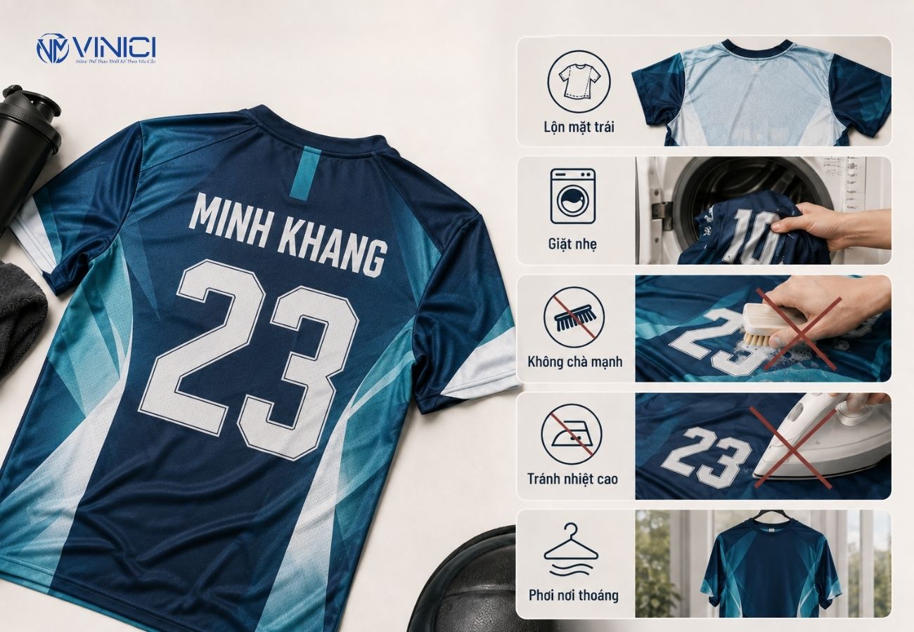 Cách giữ hình in trên áo lâu bong hơn