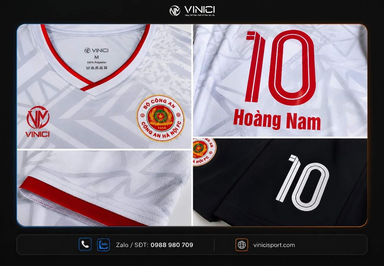 Chi tiết hoàn thiện của bộ áo