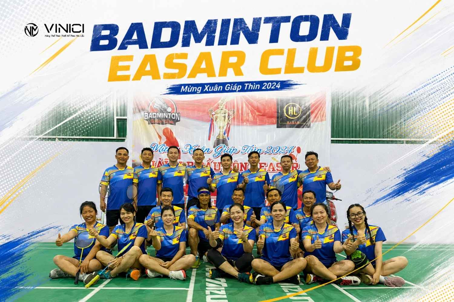 EASAR Club — Đồng phục cầu lông thiết kế