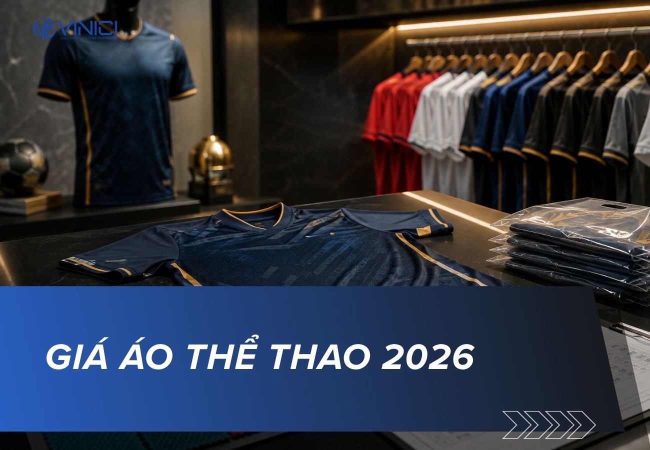 Giá áo thể thao 2026: Bảng giá thiết kế theo chất liệu và số lượng
