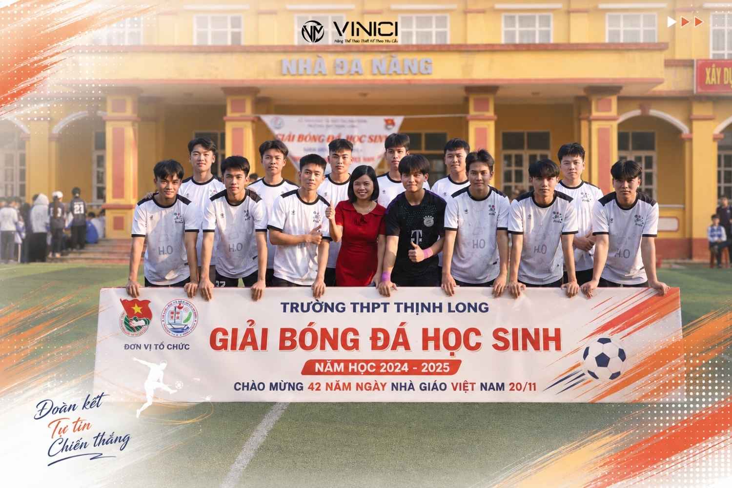 Giải bóng đá học sinh chào mừng Ngày Nhà giáo Việt Nam
