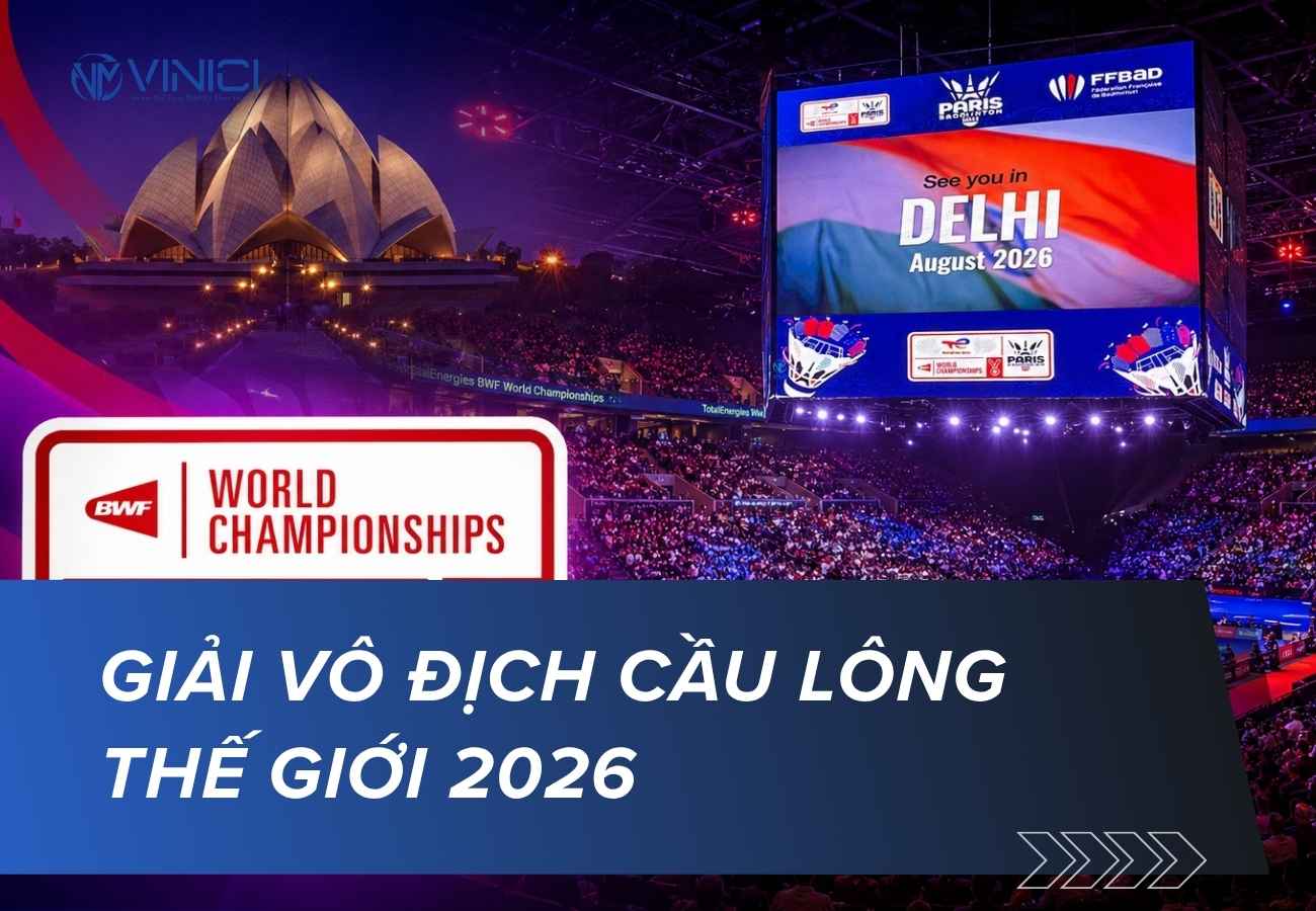 Giải vô địch cầu lông thế giới 2026: Lịch thi đấu, kết quả và thông tin các VĐV Việt Nam