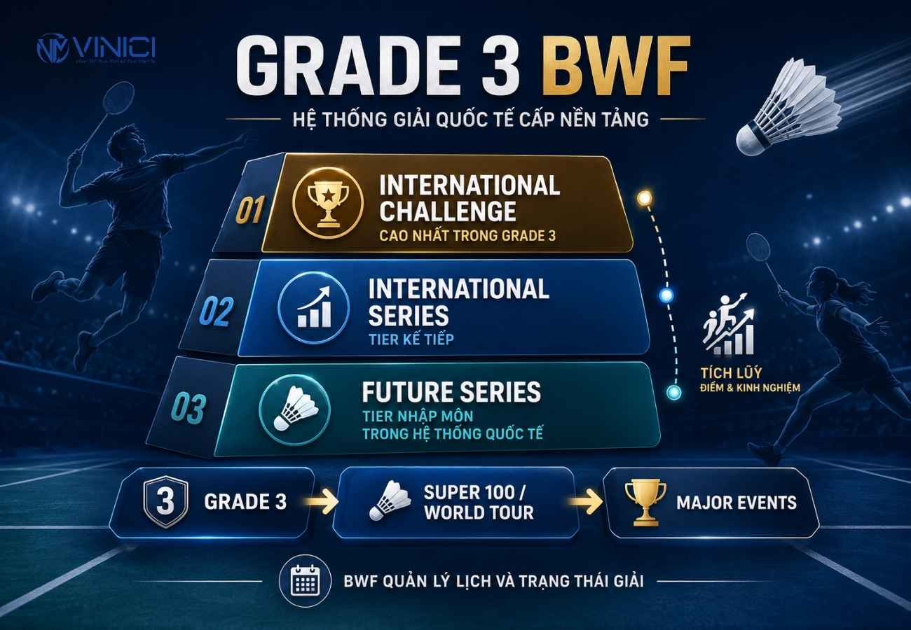 Grade 3 – International Challenge, International Series và Future Series