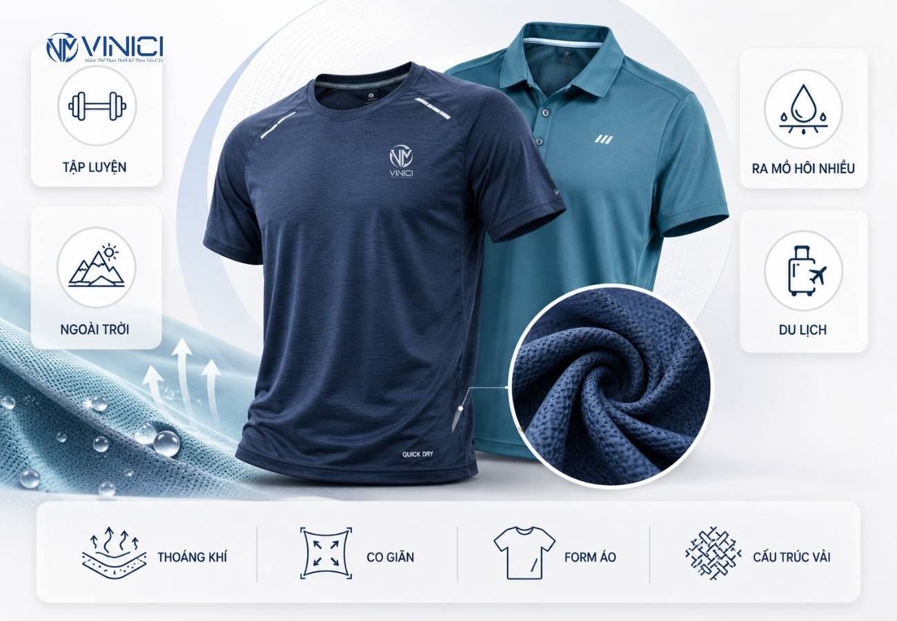 Khi nào nên chọn vải Quick Dry