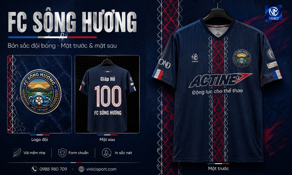 Mẫu áo bóng đá FC Sông Hương