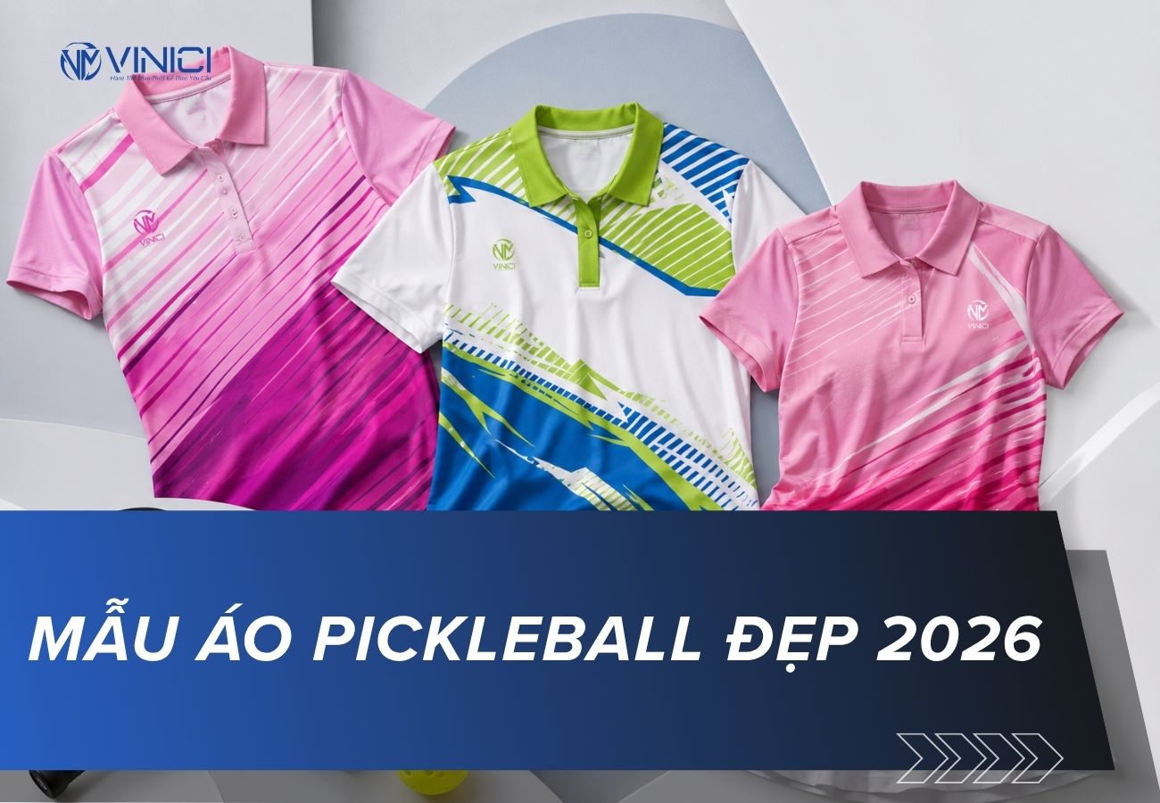 Mẫu áo pickleball đẹp 2026: Cách thiết kế đồng phục cho CLB, team và công ty