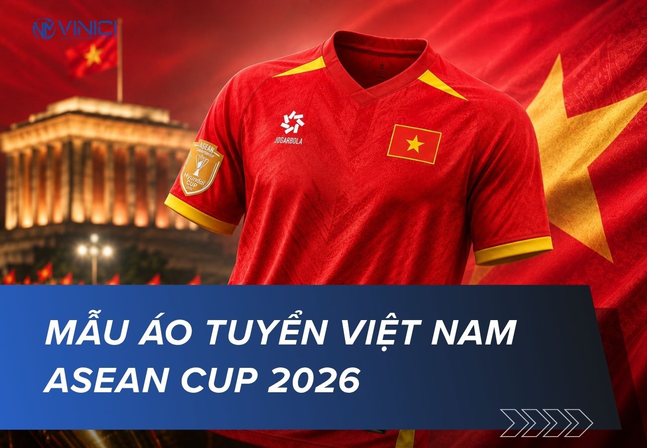 Mẫu áo tuyển Việt Nam tại chung kết ASEAN Cup 2026: Họa tiết và cảm hứng thiết kế dịp 2/9