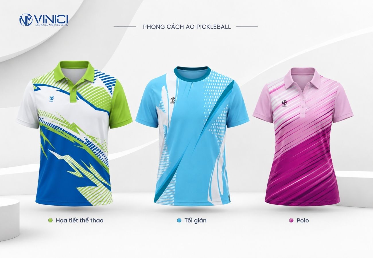 Những mẫu áo pickleball đẹp đang được ưa chuộng