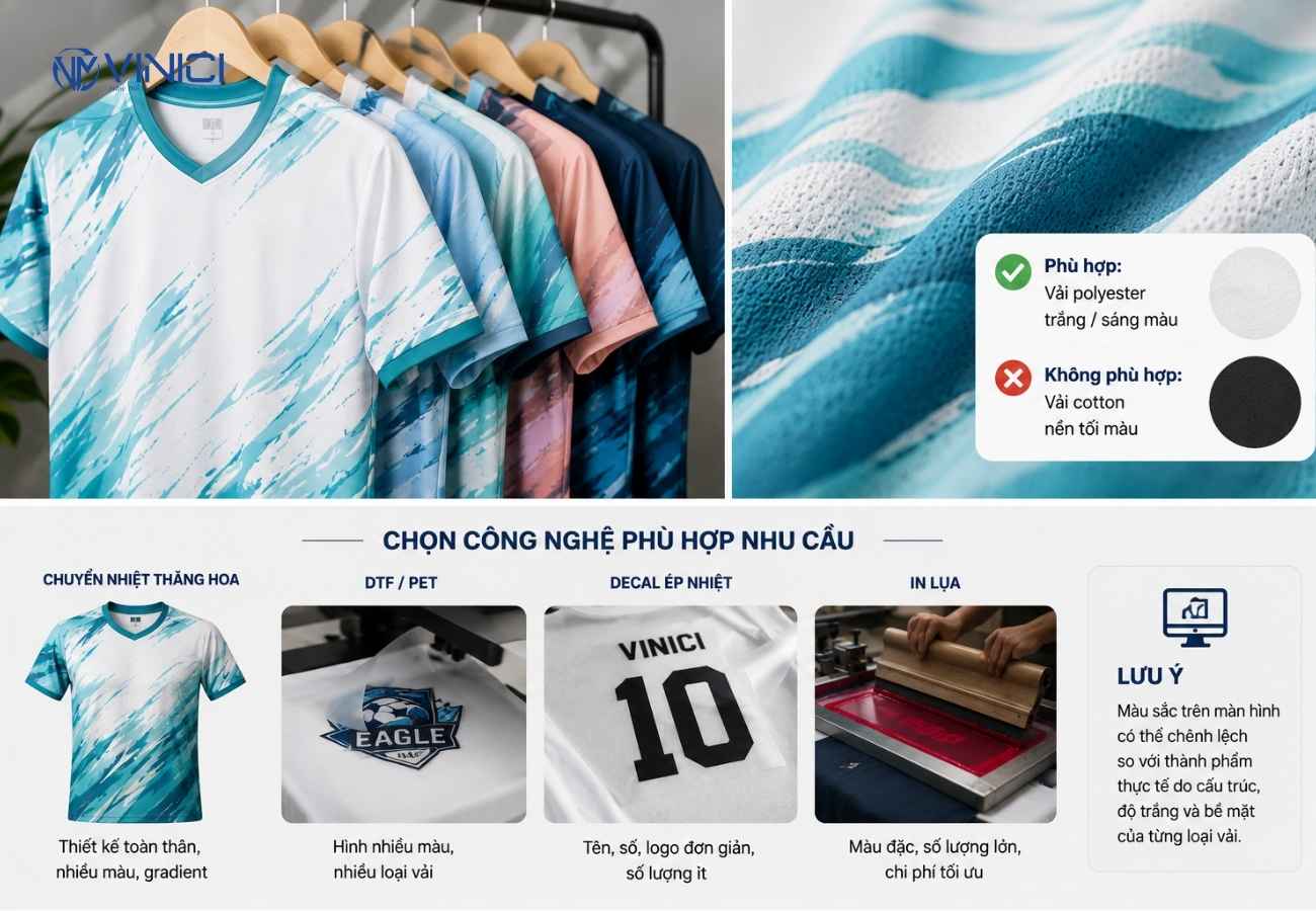 Nhược điểm của in chuyển nhiệt thăng hoa