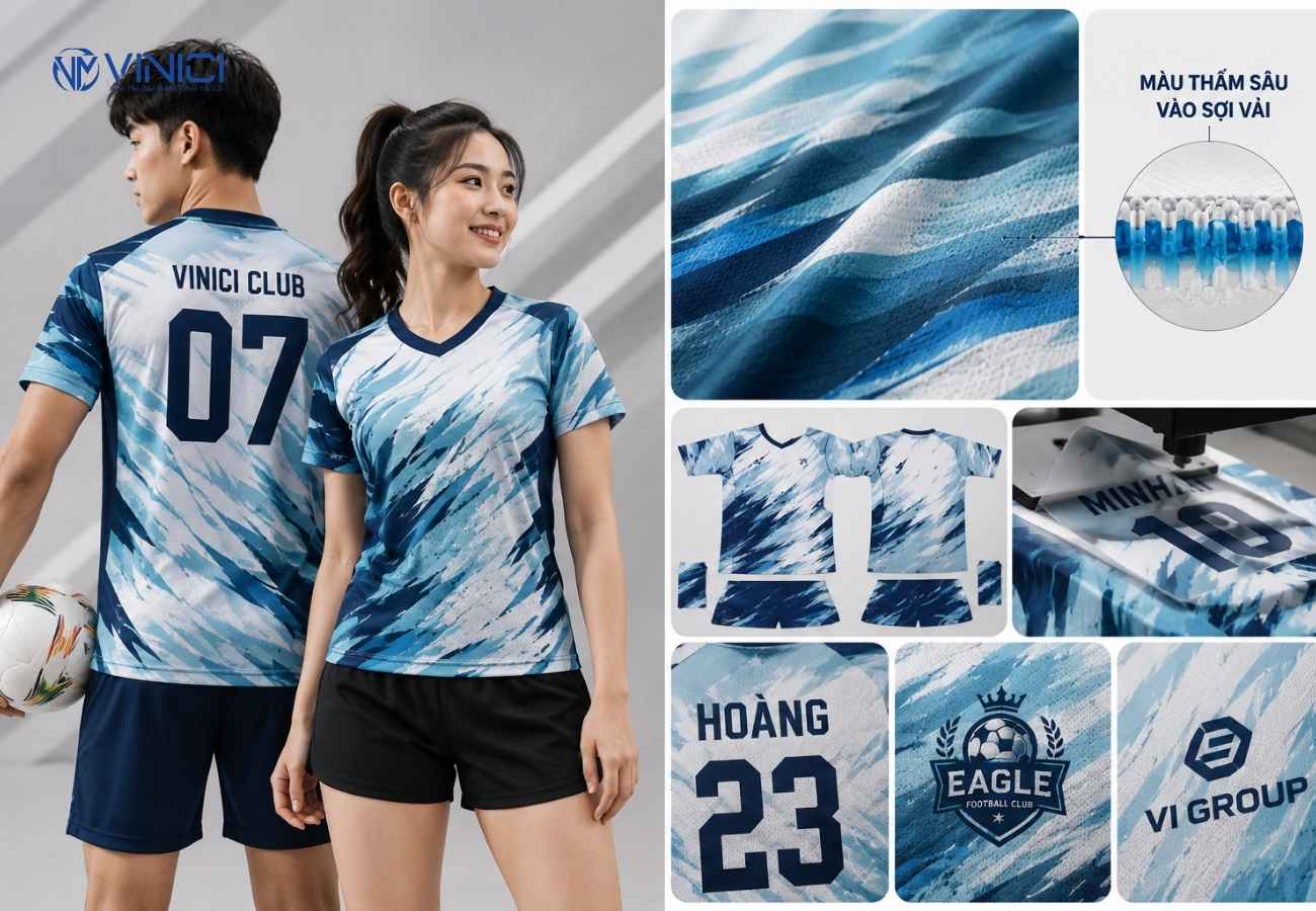 Ưu điểm của công nghệ in chuyển nhiệt thăng hoa